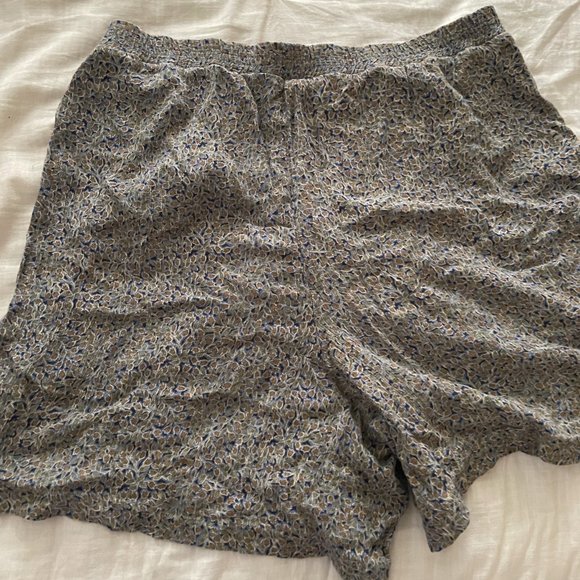 ⭐️ Geo Polkadot Boho High Waisted Hipster Hippie Art Deco Farm Peasant Shorts - Picture 4 of 4